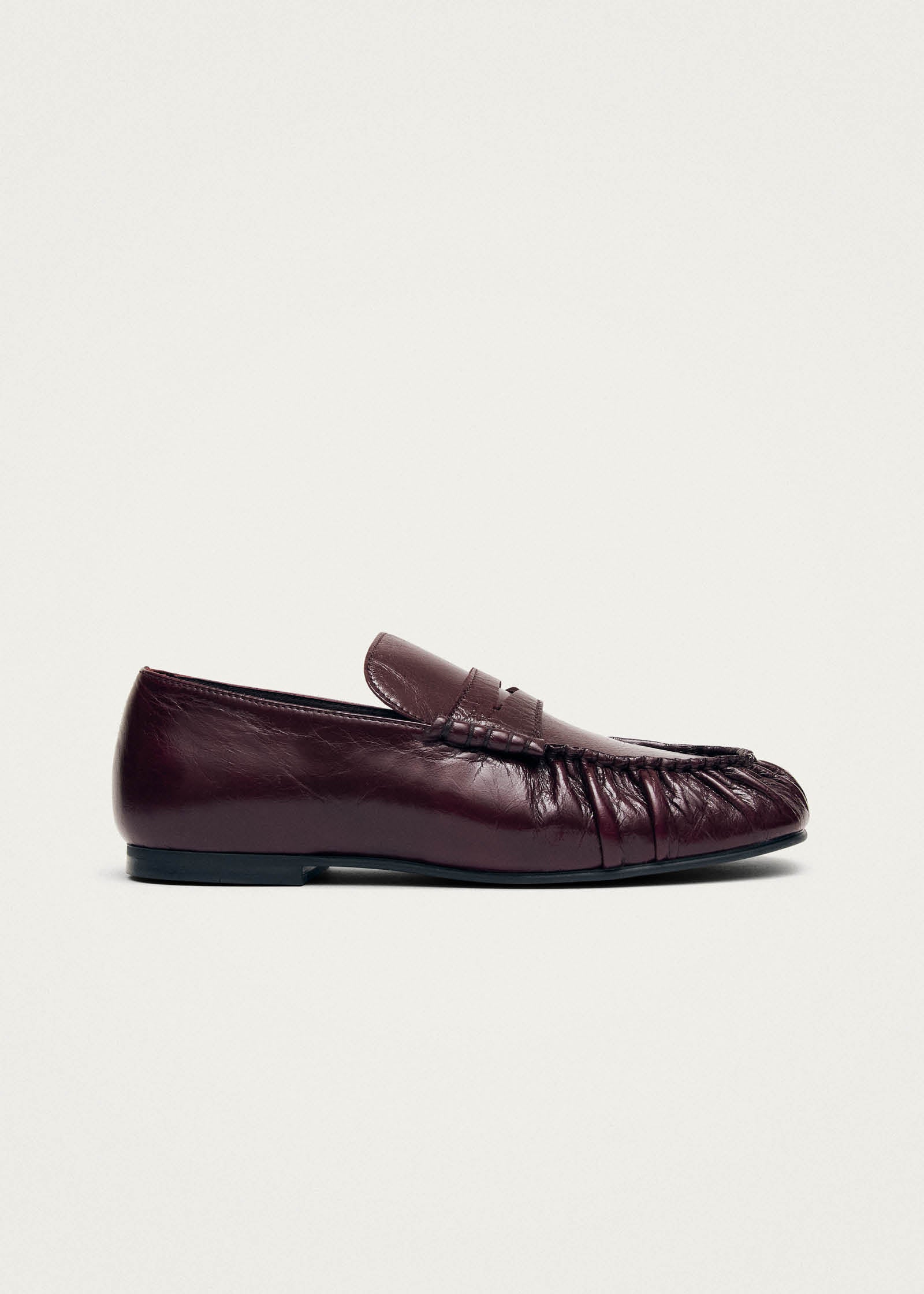 burgundy dress loafers Aven Rift Burgundy Leather Loafers