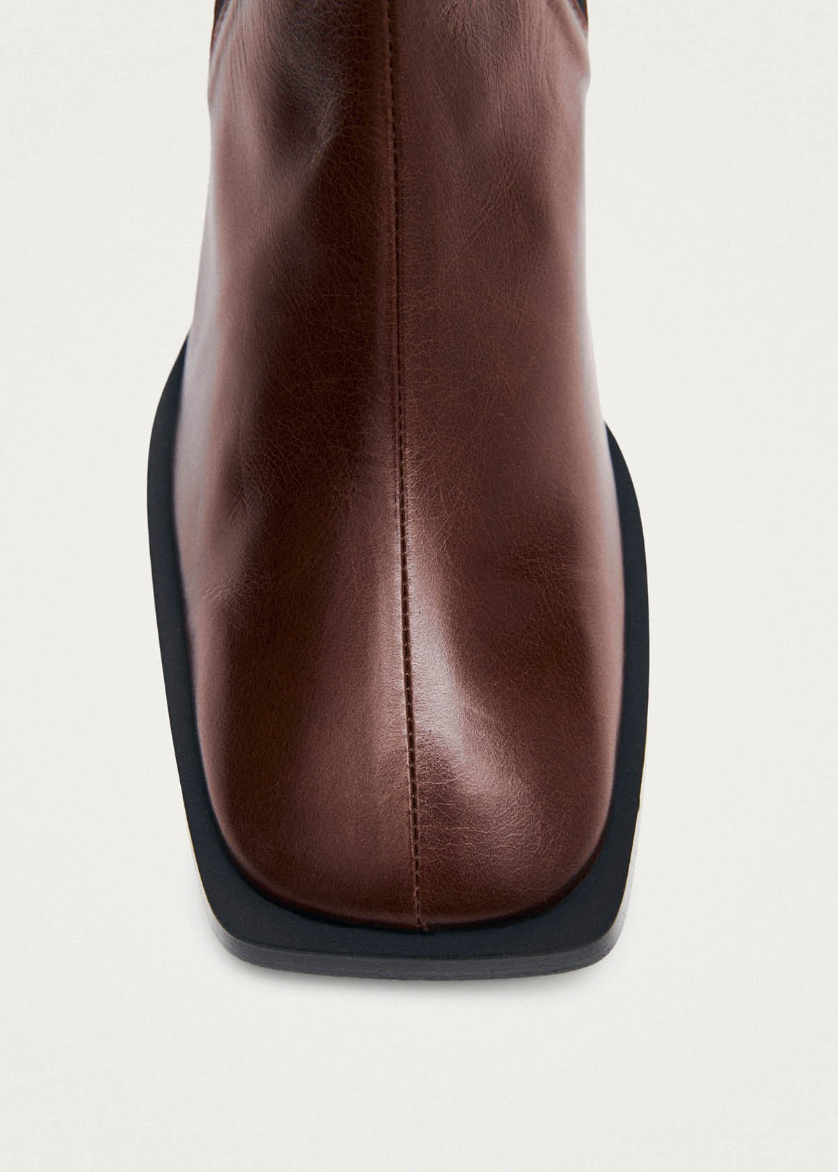 Elowen Rift Bottes en Cuir Chocolat Foncé