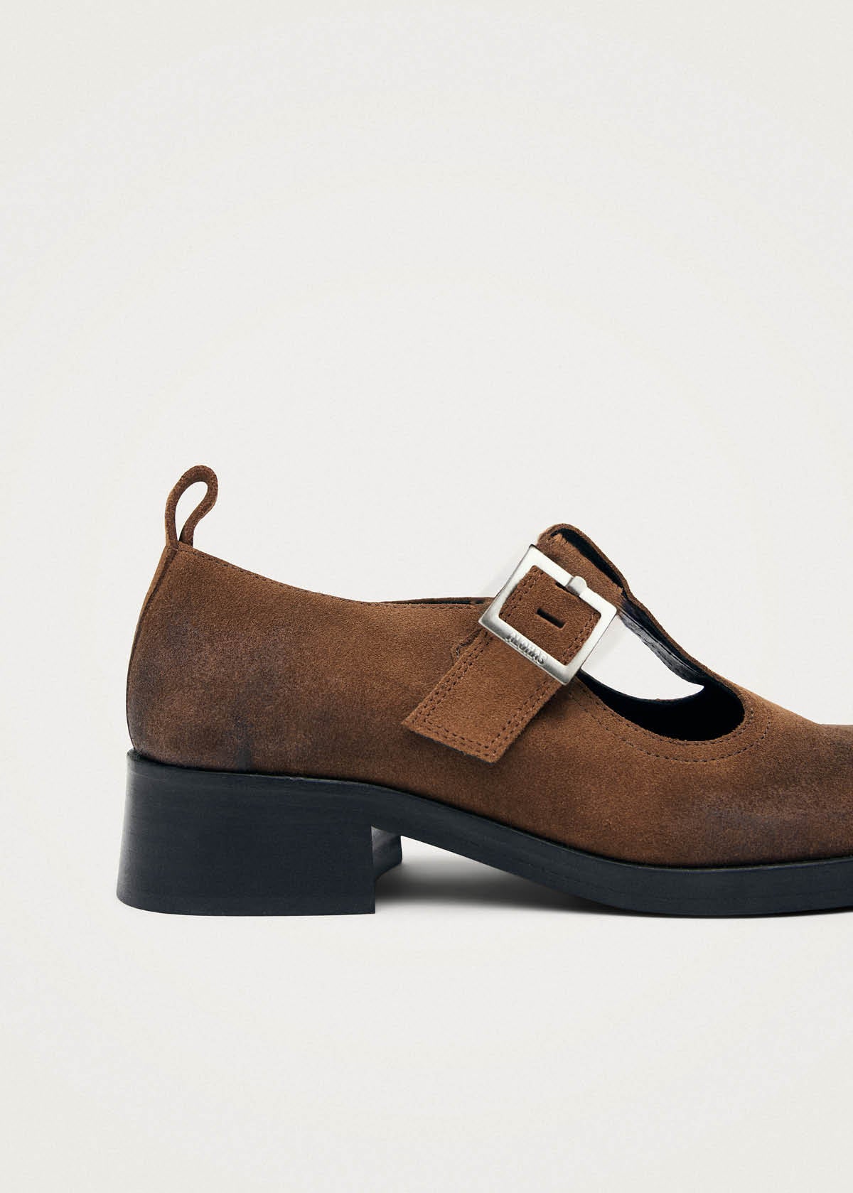 Fiadh Vintage Effect Suede Cognac Leather Loafers