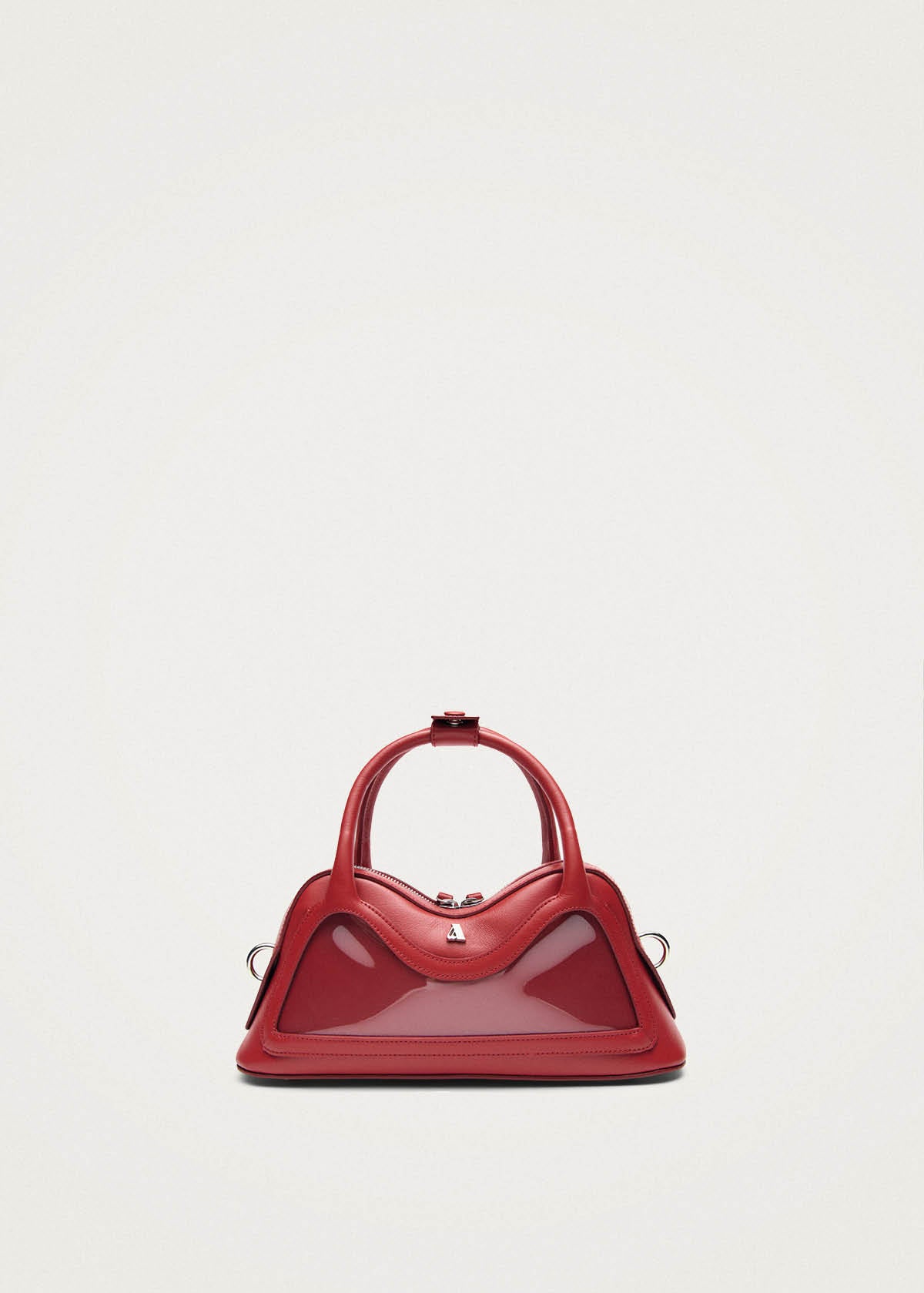 Hilma Mini Vinyl Red Leather Bag | ALOHAS