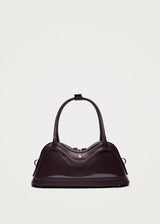 Hilma Vinyl Burgundy Leather Bag