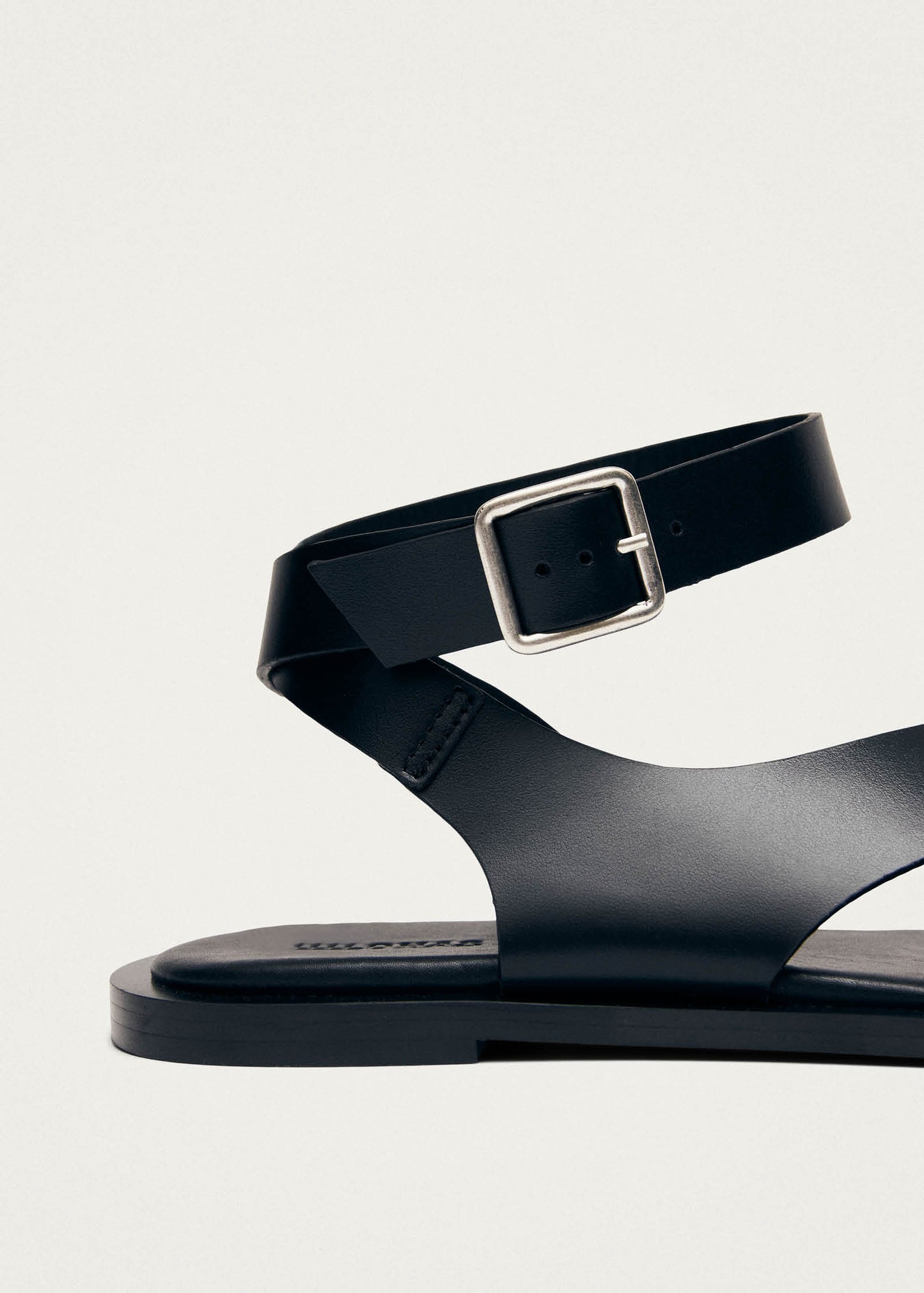 Honu Black Leather Sandals