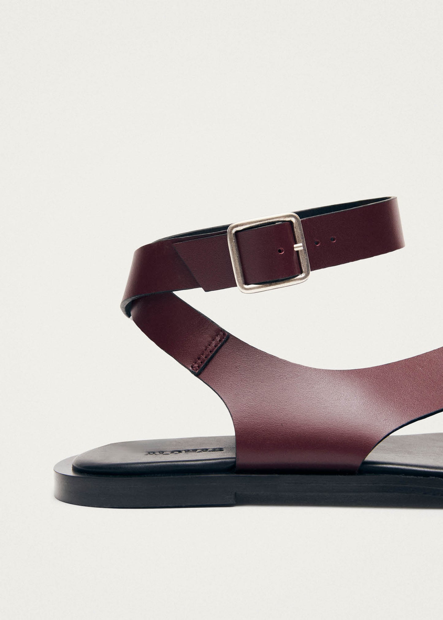 Honu Burgundy Leather Sandals