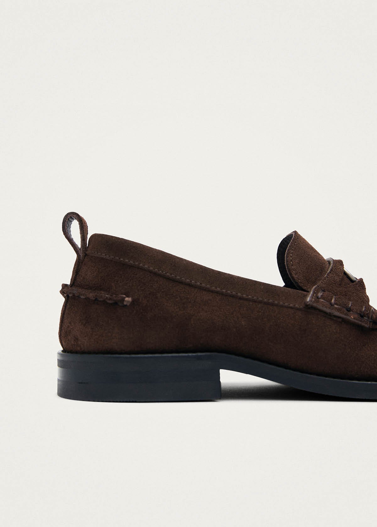 Linden Suede Brown Leather Loafers