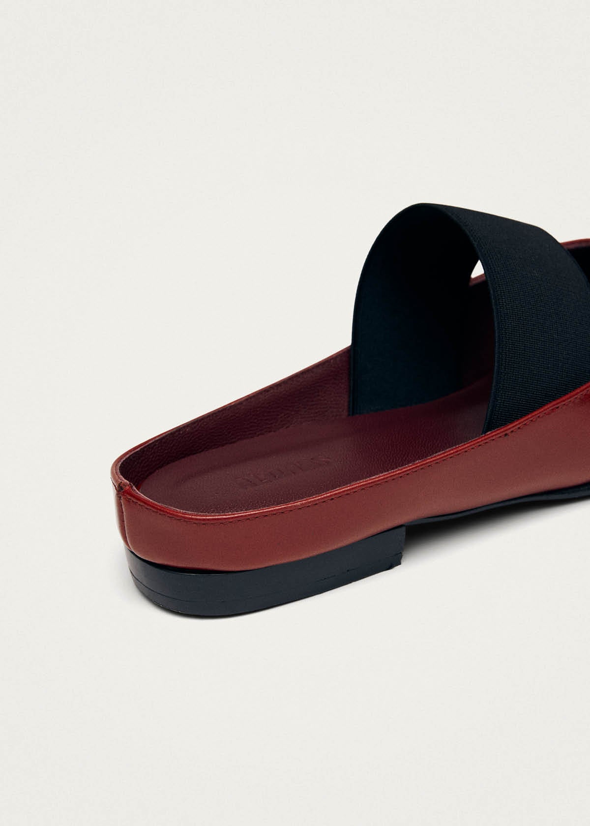 Mele Rift Mule in Pelle Rossa