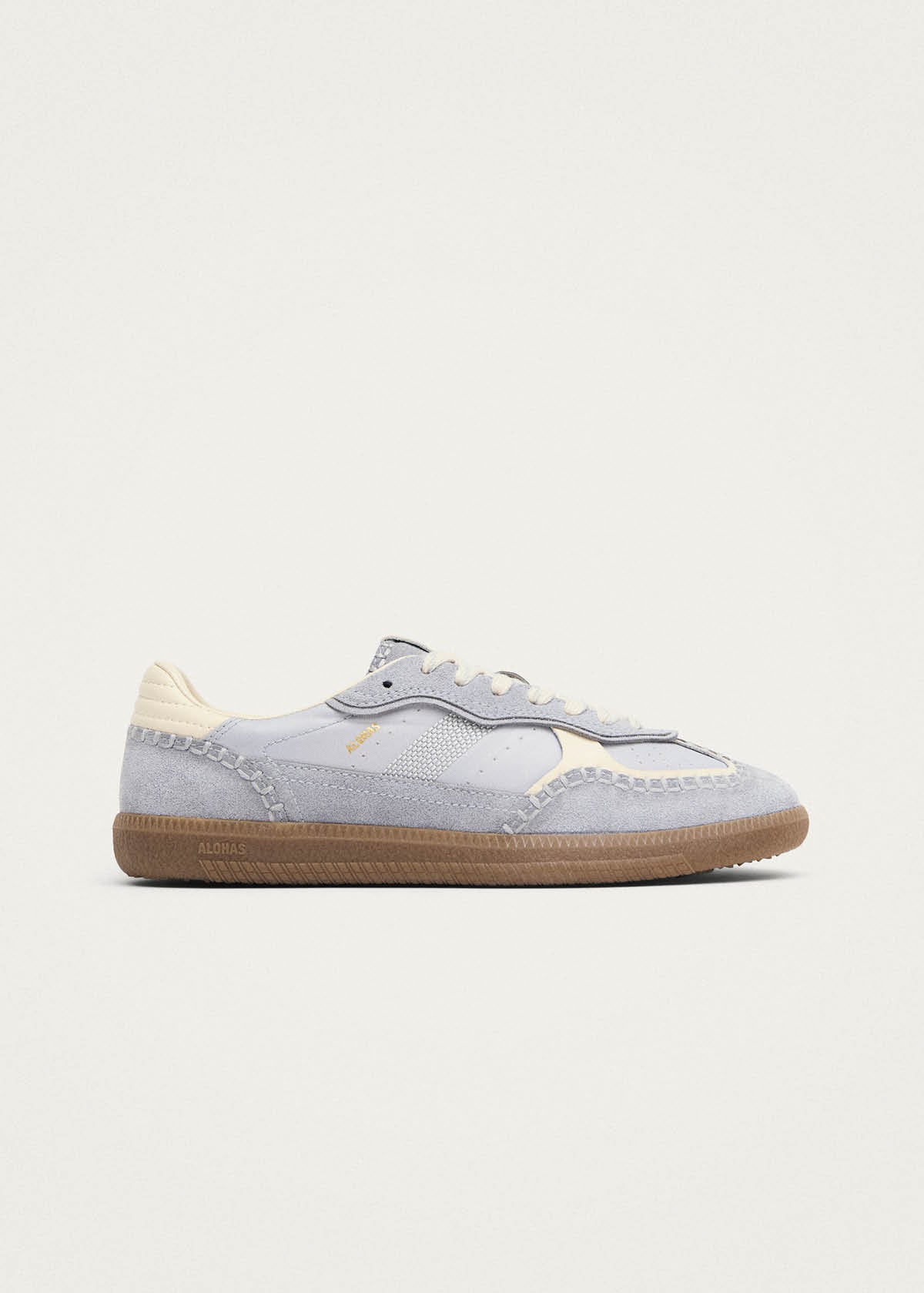 Tb.490 Recycled Pale Blue Leather Sneakers | ALOHAS