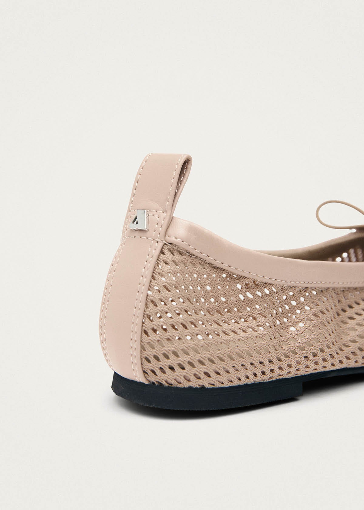 Rosalind Mesh Beige Leder Ballerinas