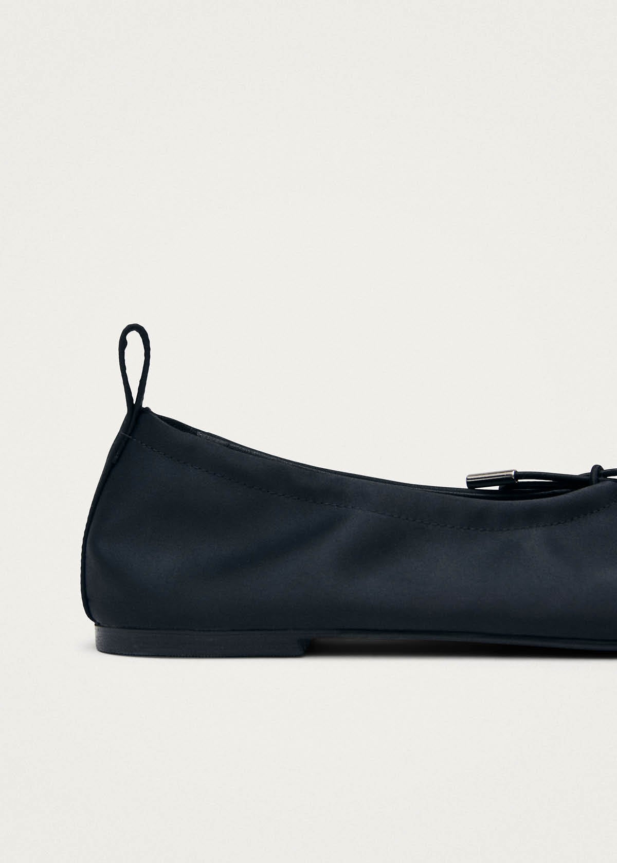 Rosalind Silky Black Ballet Flats