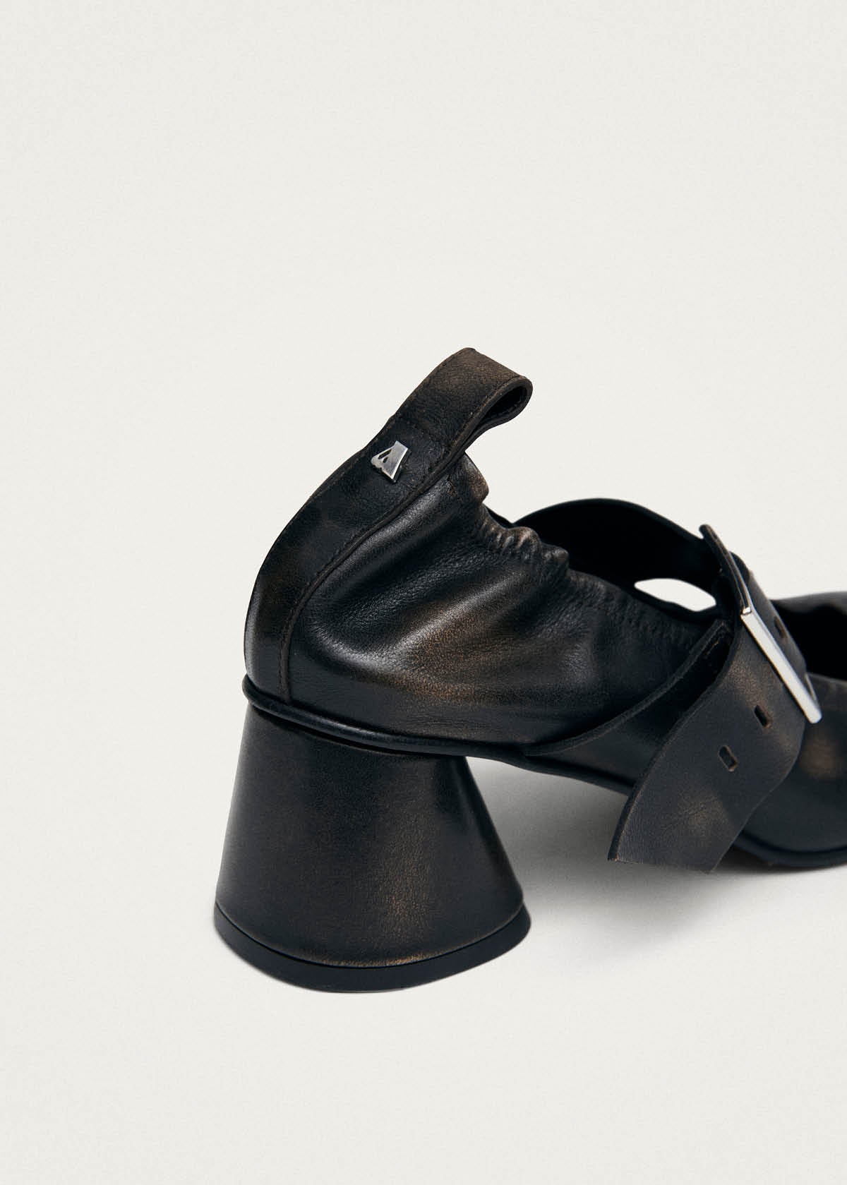 Rowena Vintage Effekt Braune Leder Pumps