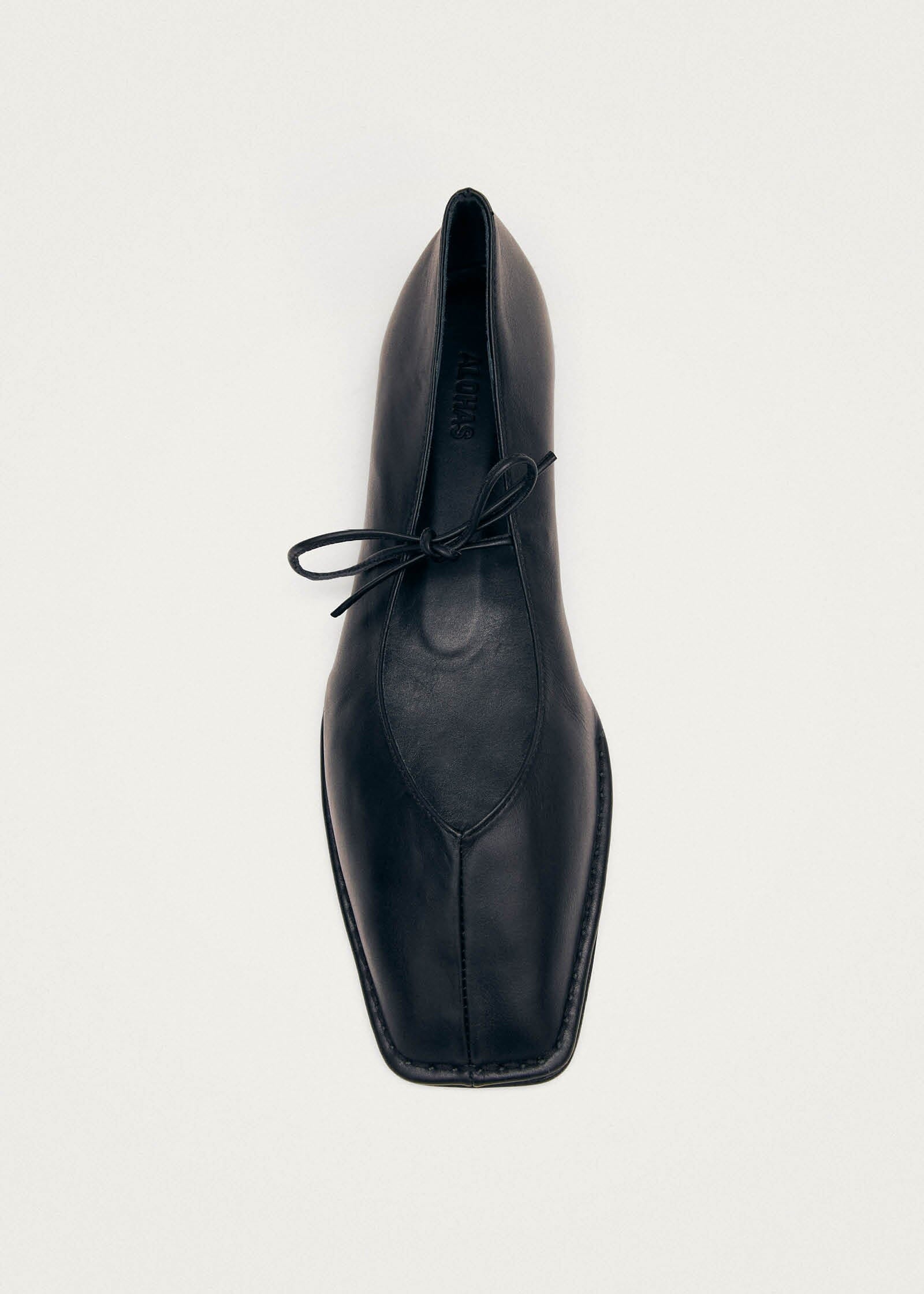 Sway Black Leather Ballet Flats | ALOHAS Sway Black Leather Ballet Flats | ALOHAS