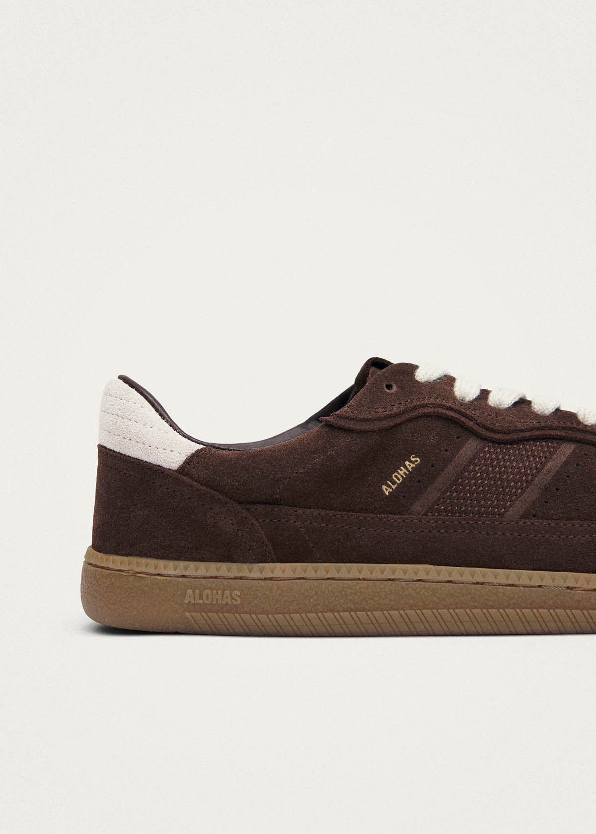 Tb.00 Barefoot Rife Cocoa & Off White Leather Sneakers