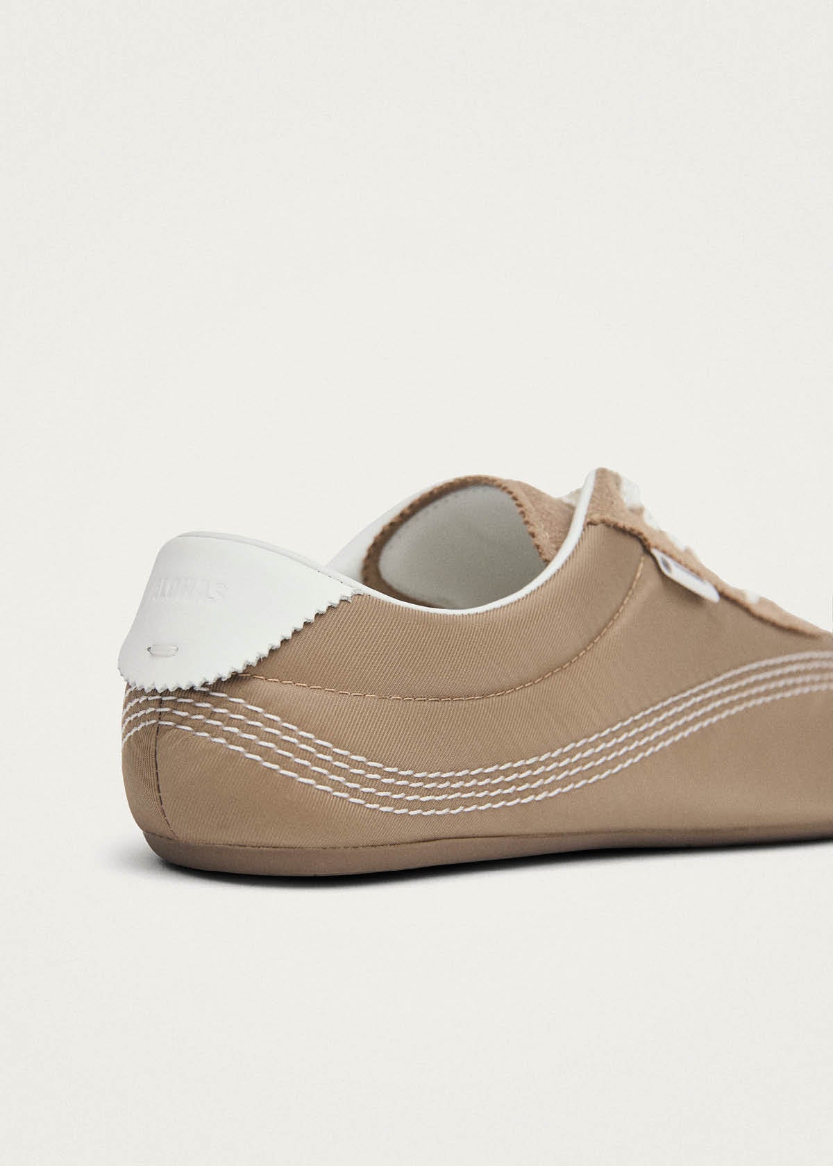 Tb.267 Welle Nylon Sand Leather Sneakers