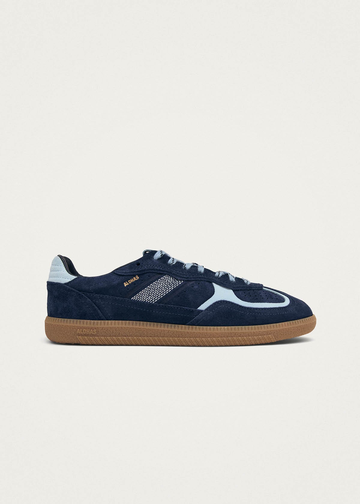 Tb.490 Rife Blue Tones Leather Sneakers | ALOHAS