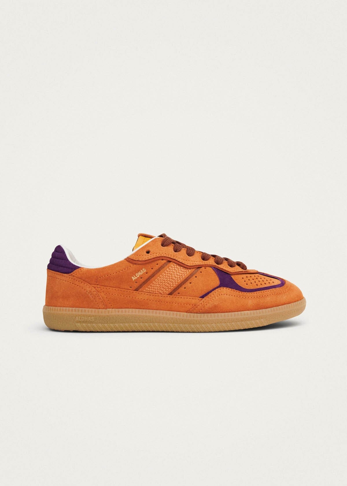 Tb.490 Rife Orange Leather Sneakers | ALOHAS