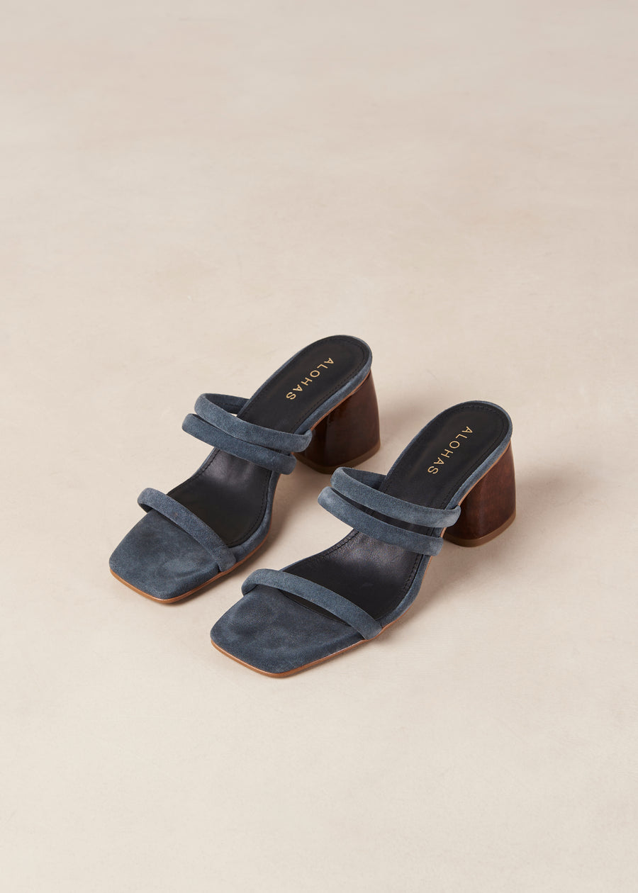 Indiana Grey Leather Sandals