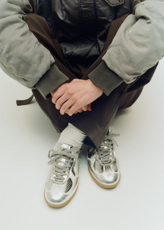 tb.490 Rife Shimmer Silver Sneakers | ALOHAS