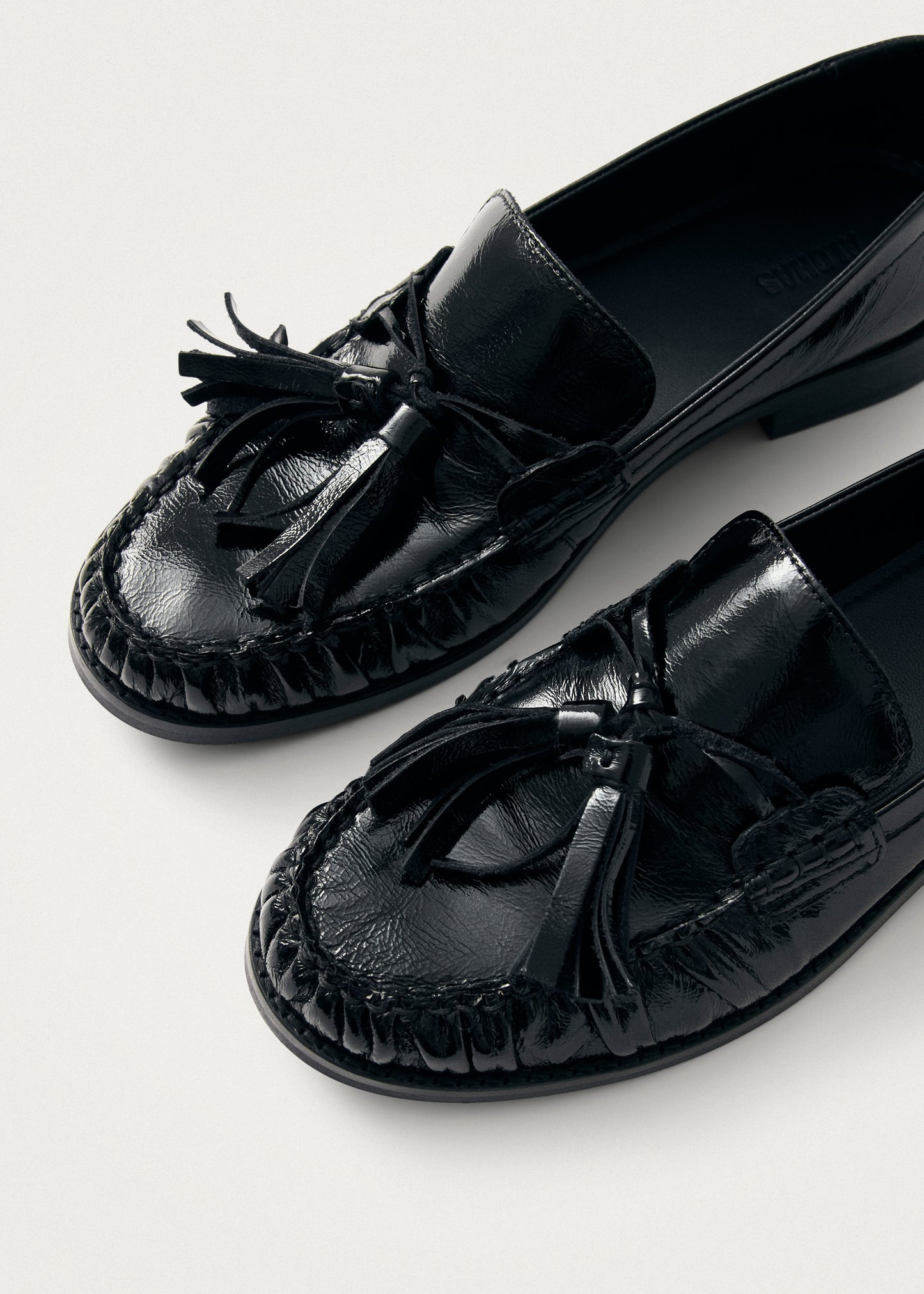 Marietta Onix Schwarze Leder Loafer