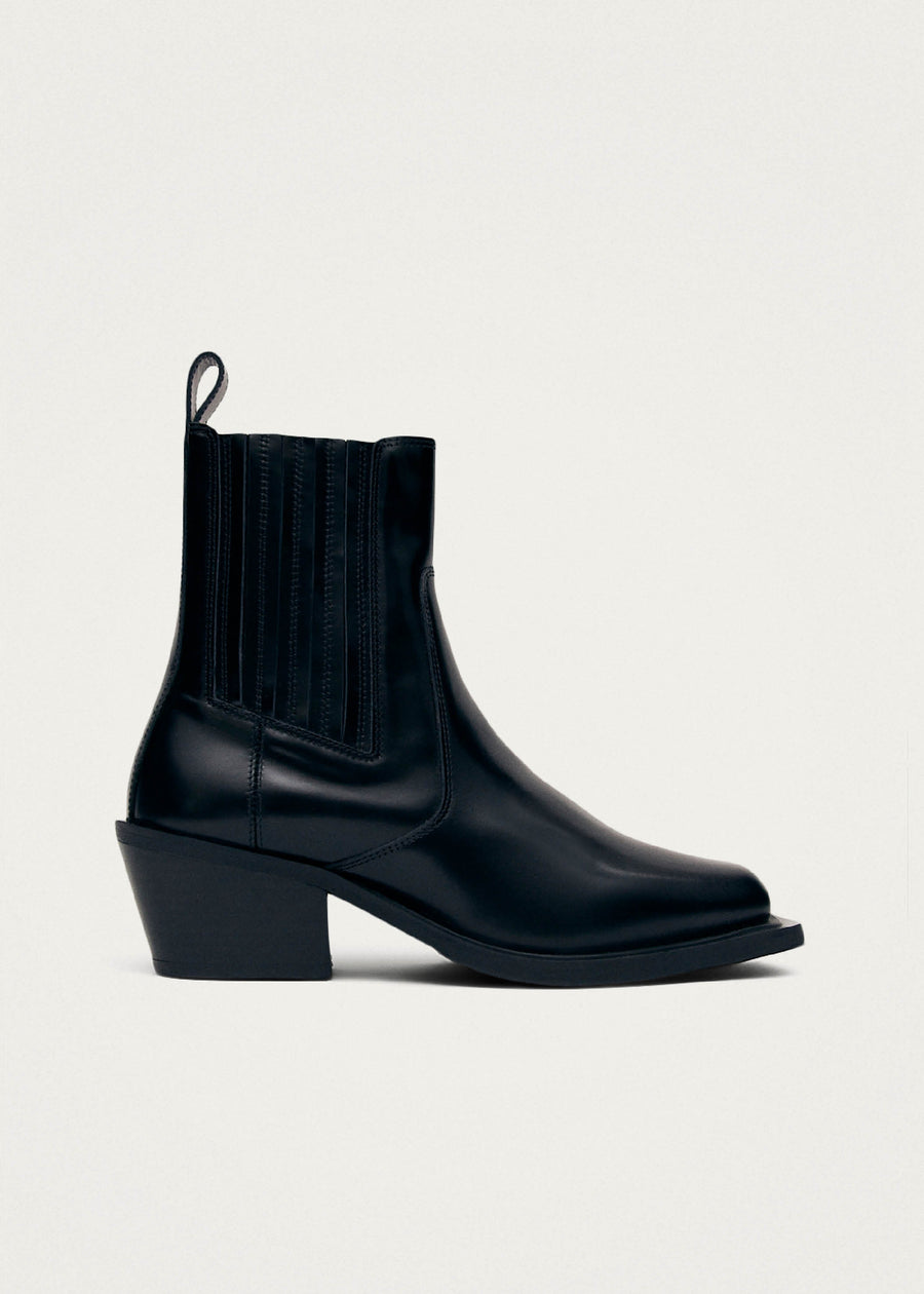 Denver Bottines en Cuir Noir