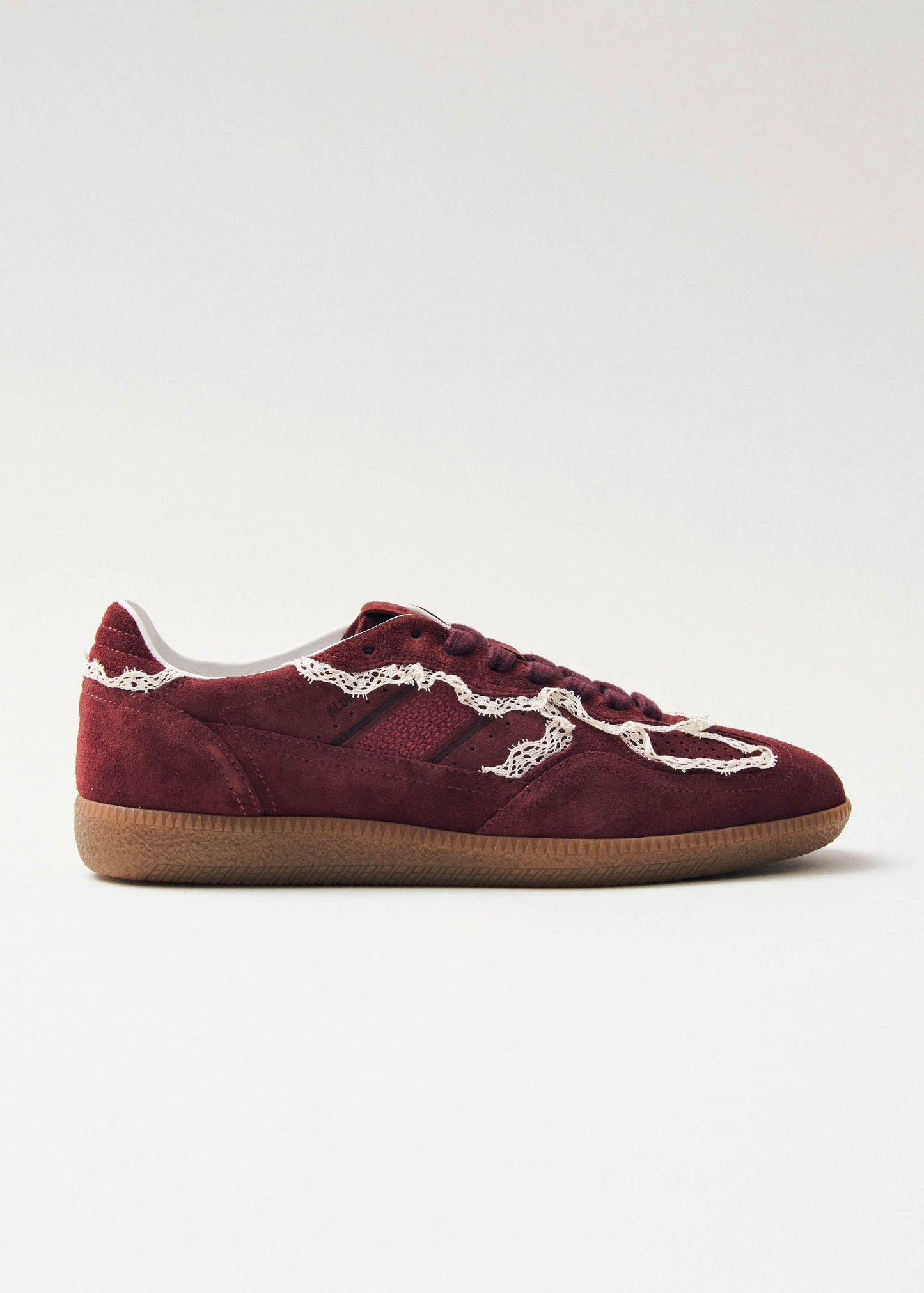 Tb.490 Crochet Burgundy Leather Sneakers