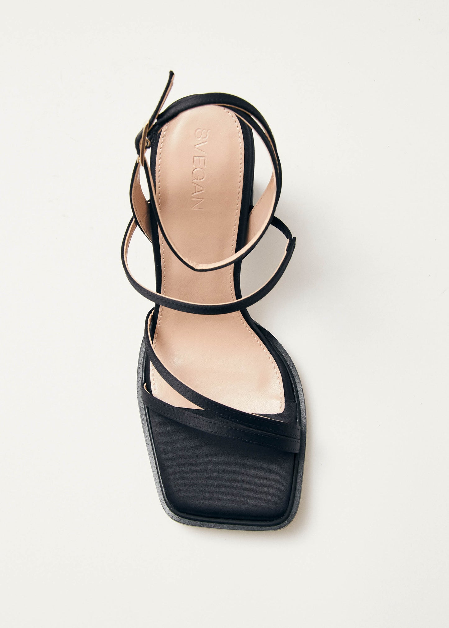 Alexa Silky Black Sandals