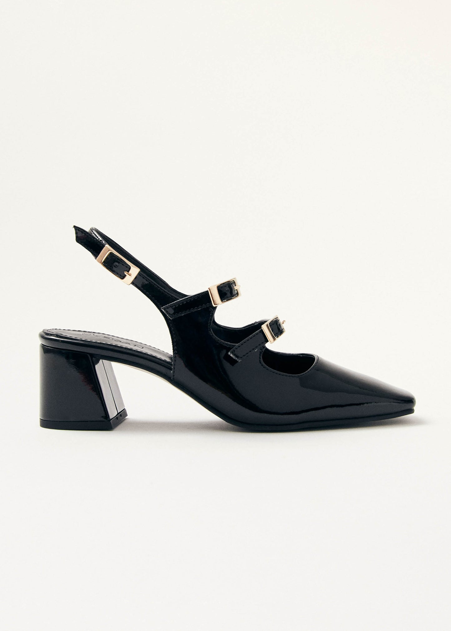 Hanna Schwarze Vegane Slingback-Pumps