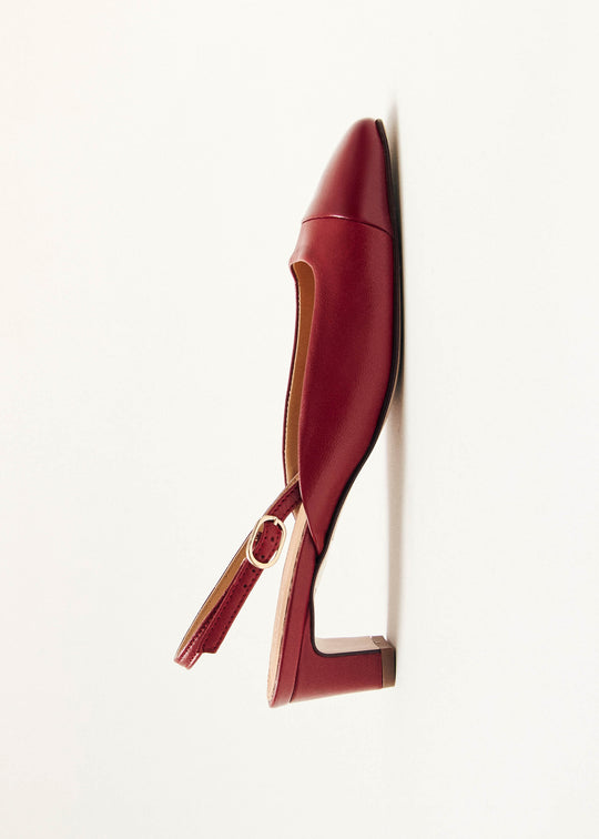 Lindy Bliss Red Leather Pumps