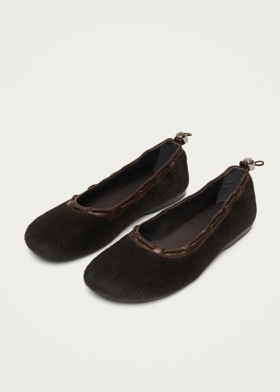 Gill Soft Brown Leather Ballet Flats