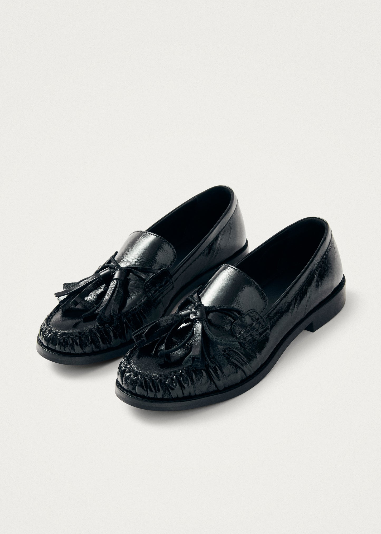 Marietta Onix Schwarze Leder Loafer