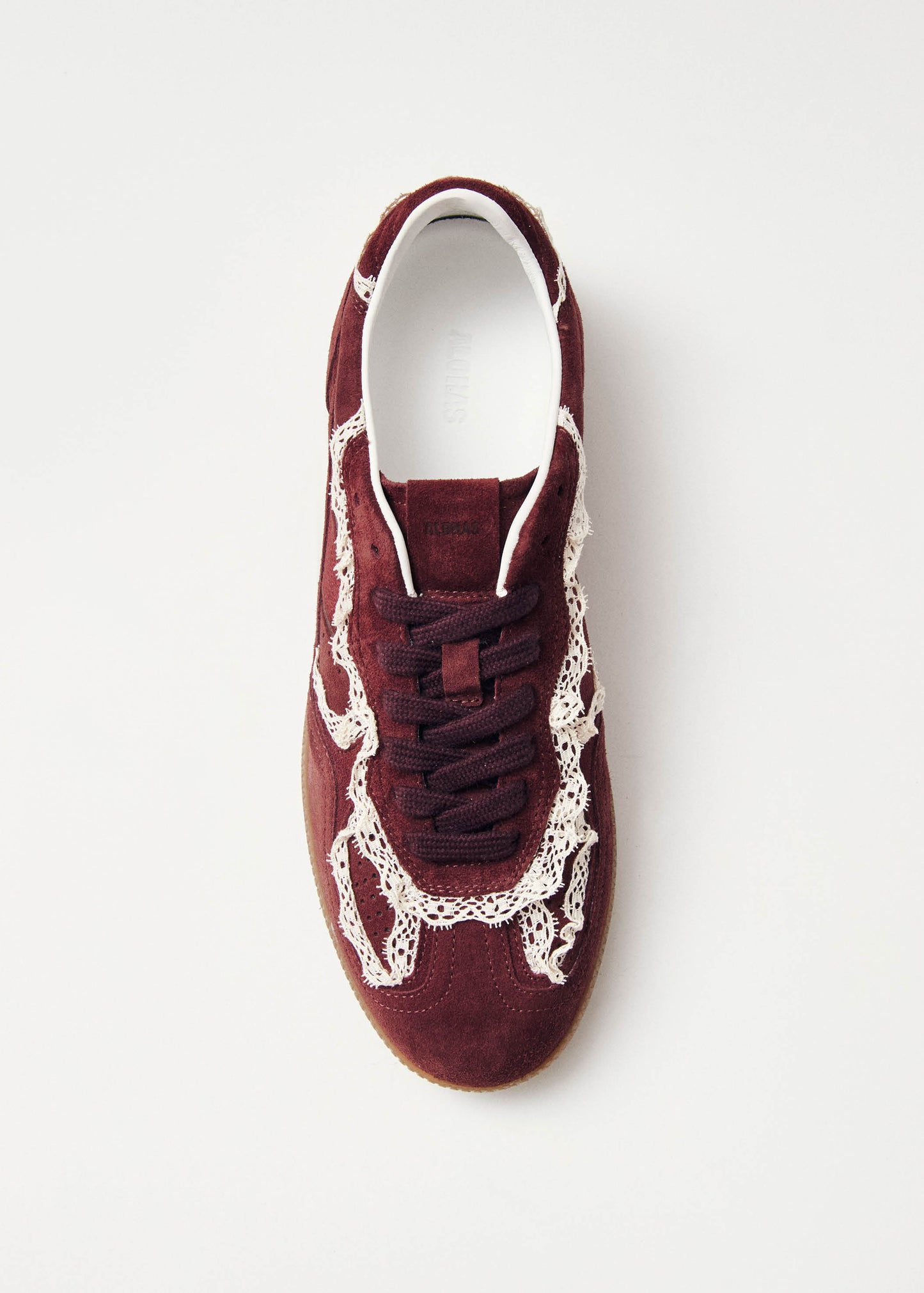 Tb.490 Crochet Burgundy Leather Sneakers