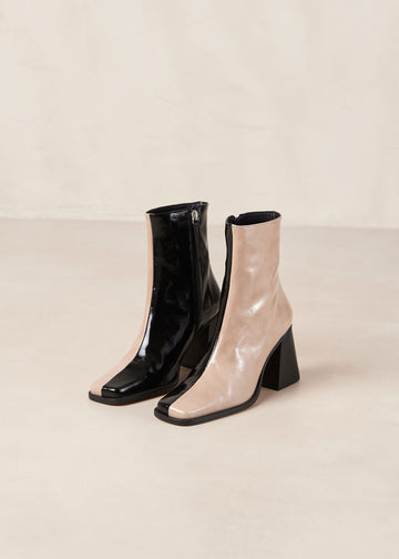 South Black and Beige Boots ALOHAS