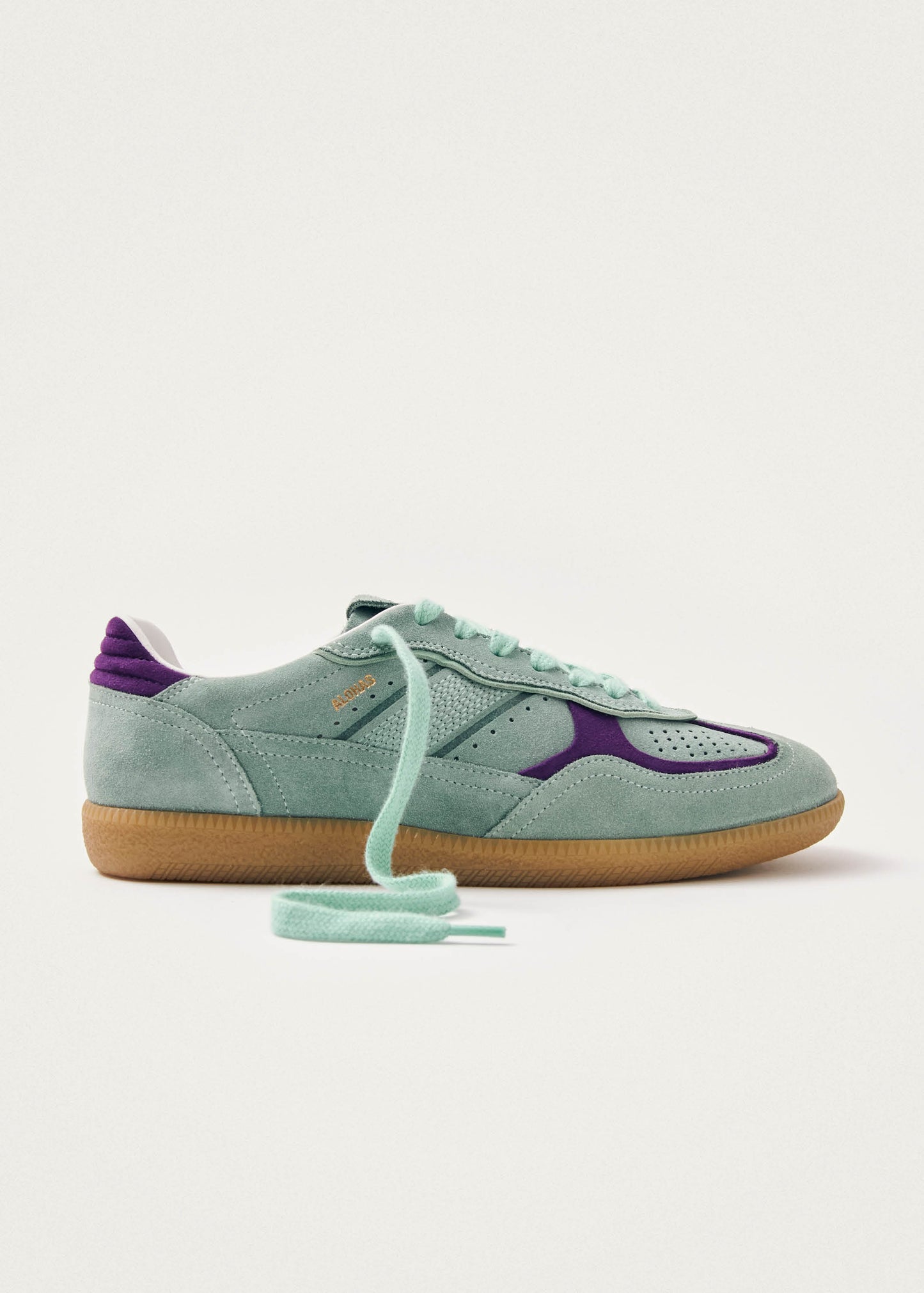 Tb.490 Rife Baskets en Daim Turquoise