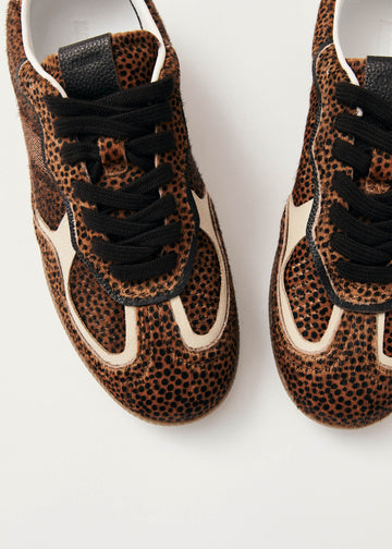 Leopard Print Glitter Star Sneakers | Woolworths.co.za