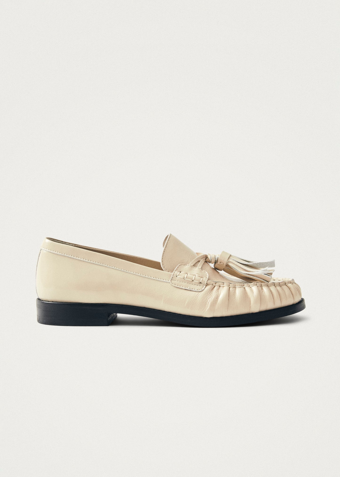 Marietta Onix Cream Leather Mocassini