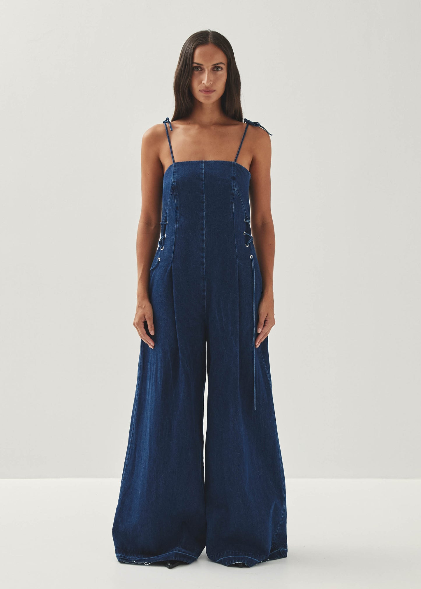 Tania Blauer Denim-Jumpsuit