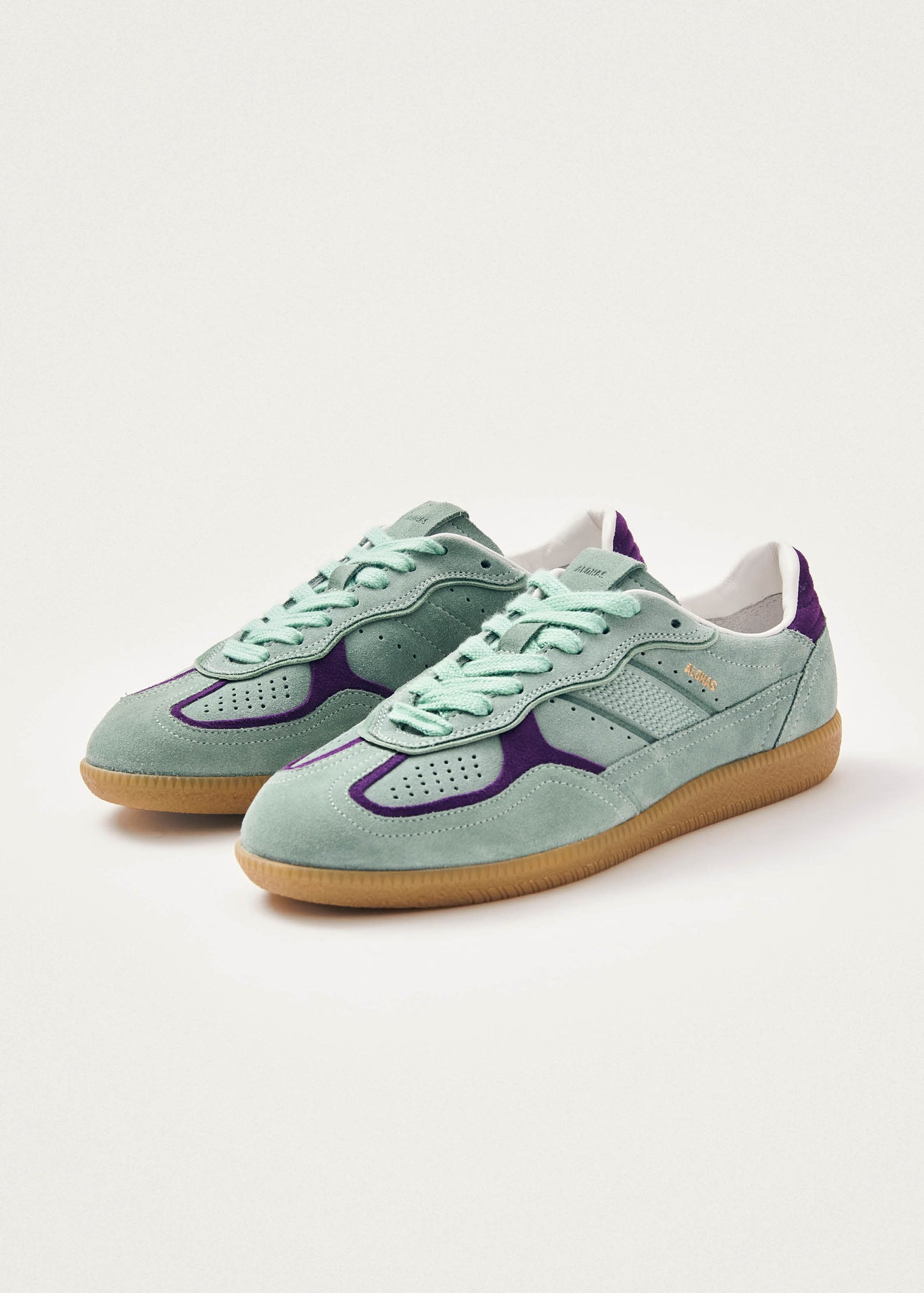 Tb.490 Rife Baskets en Daim Turquoise