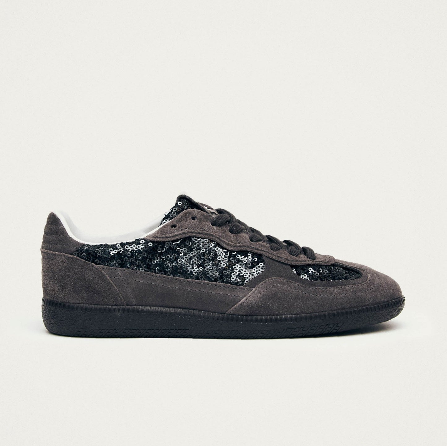 Tb.490 Glint Dark Grey Leather Sneakers