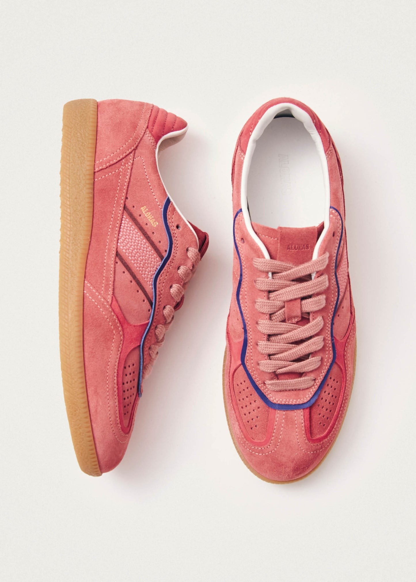 Tb.490 Rife Pink Leather Sneakers