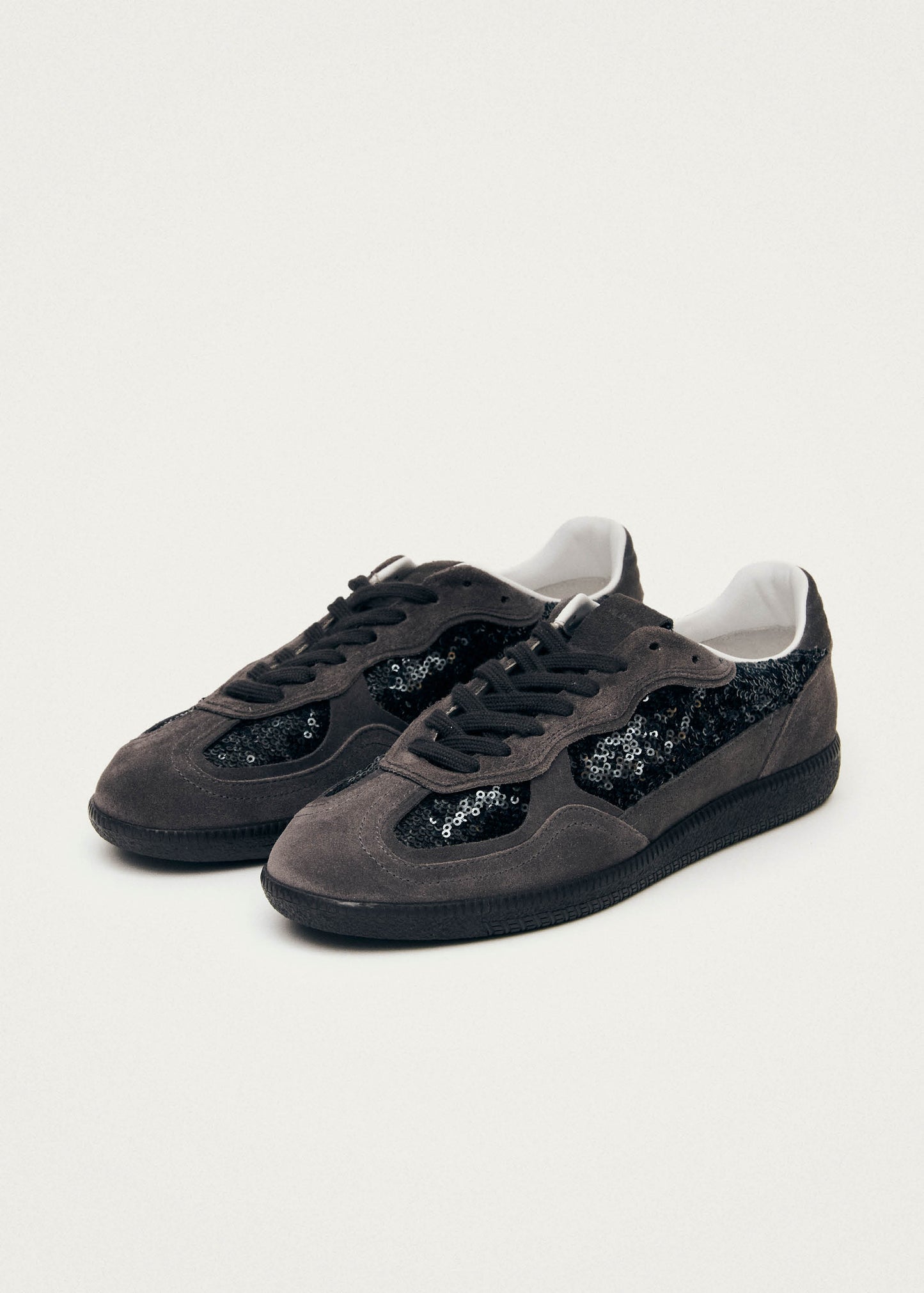 Tb.490 Glint Dark Grey Leather Sneakers