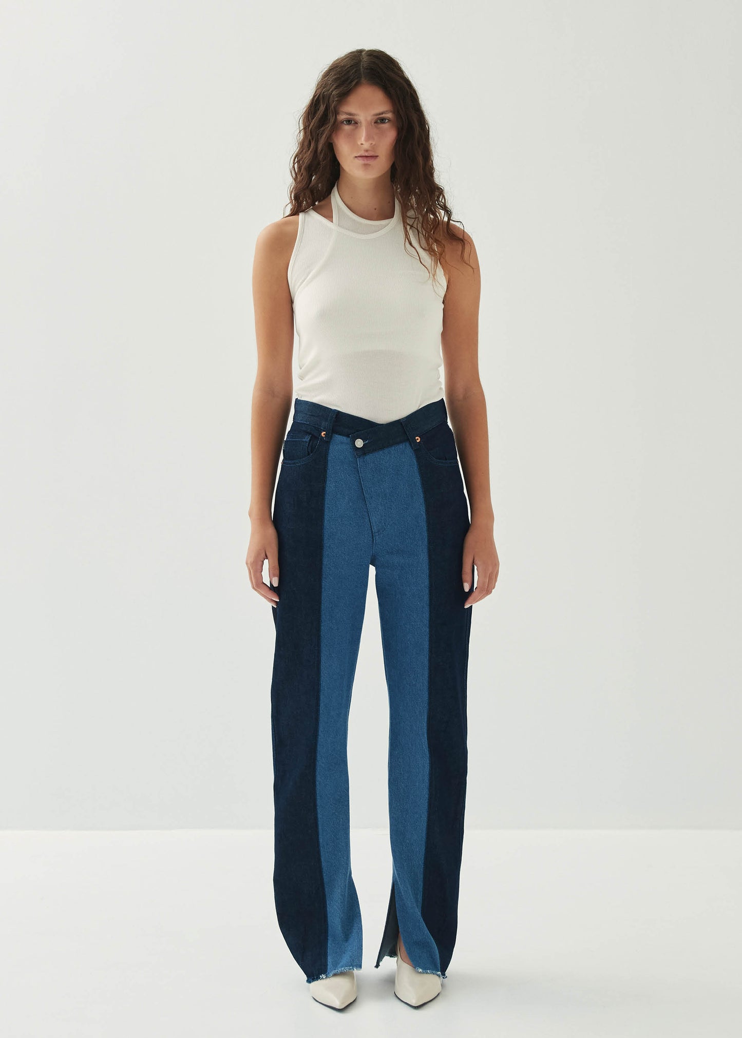 Kansas Bicolor Indigo Denim Trousers