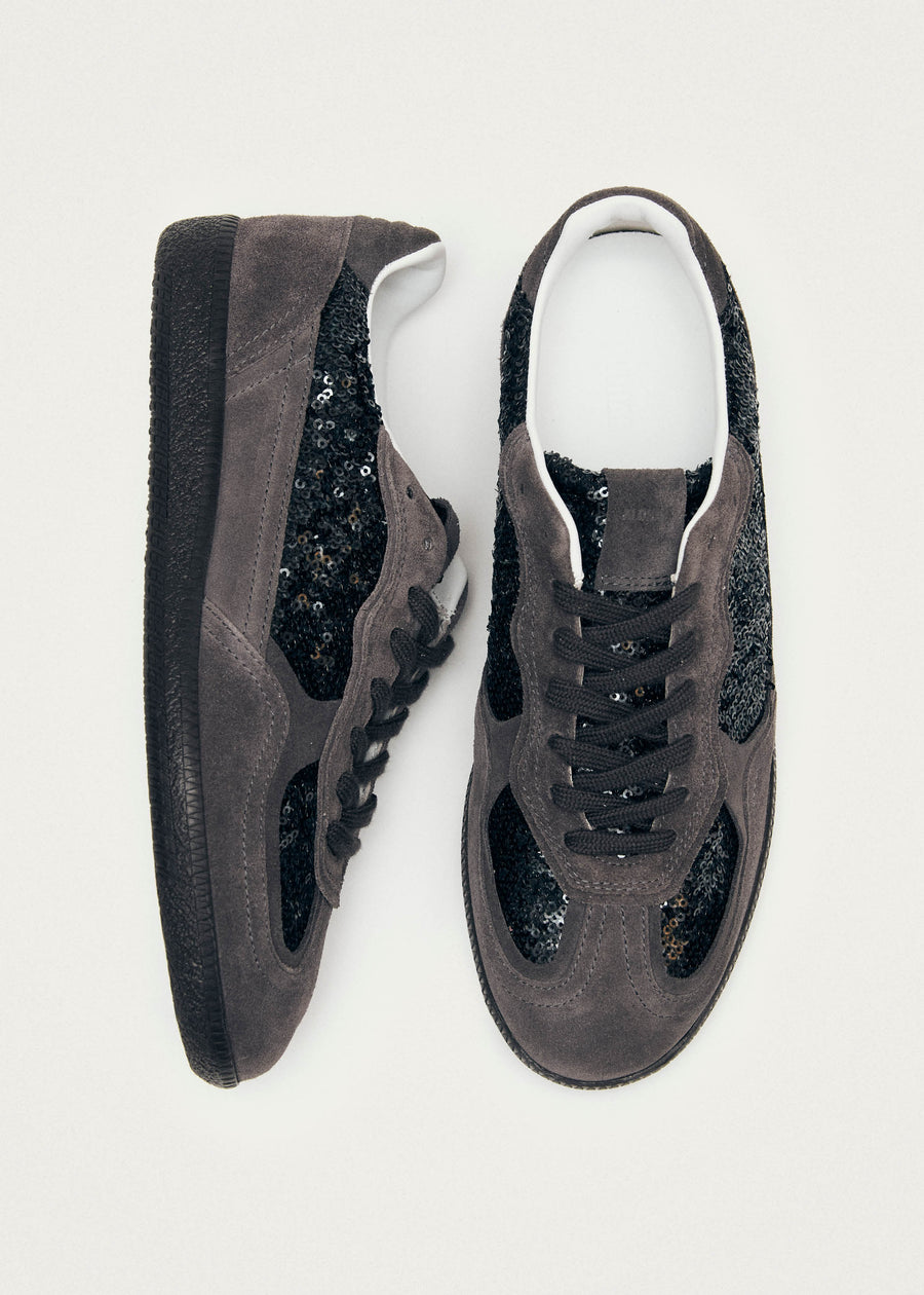 Tb.490 Glint Dark Grey Leather Sneakers