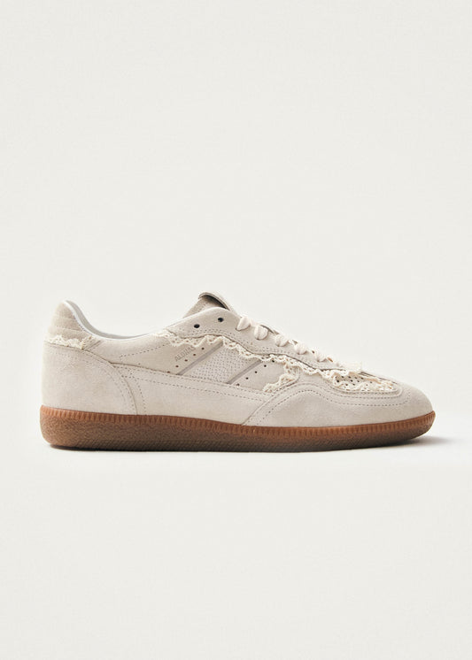 Tb.490 Crochet Cream Leather Sneakers-image