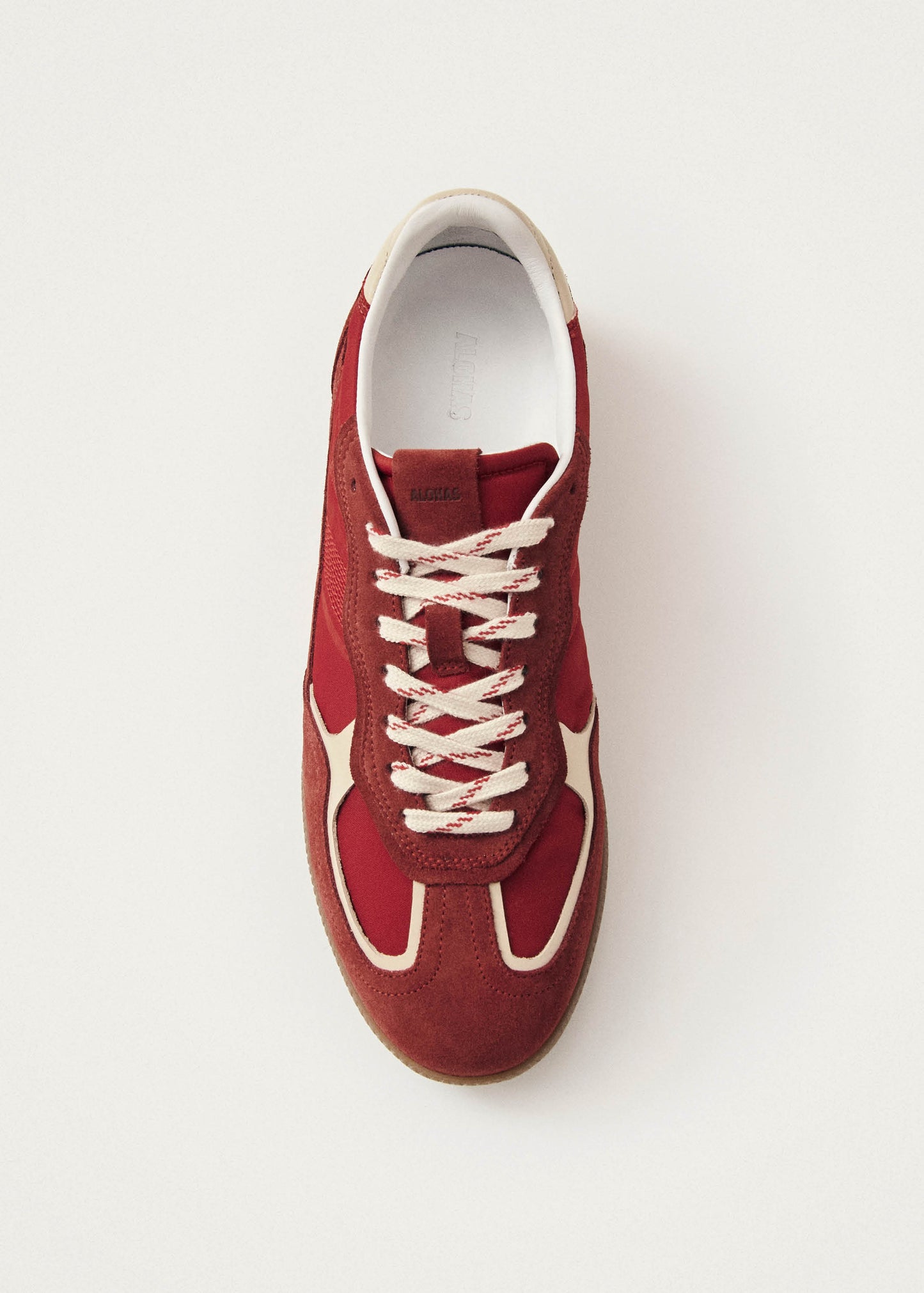 Tb.490 Rife Sheen Red Leather Sneakers