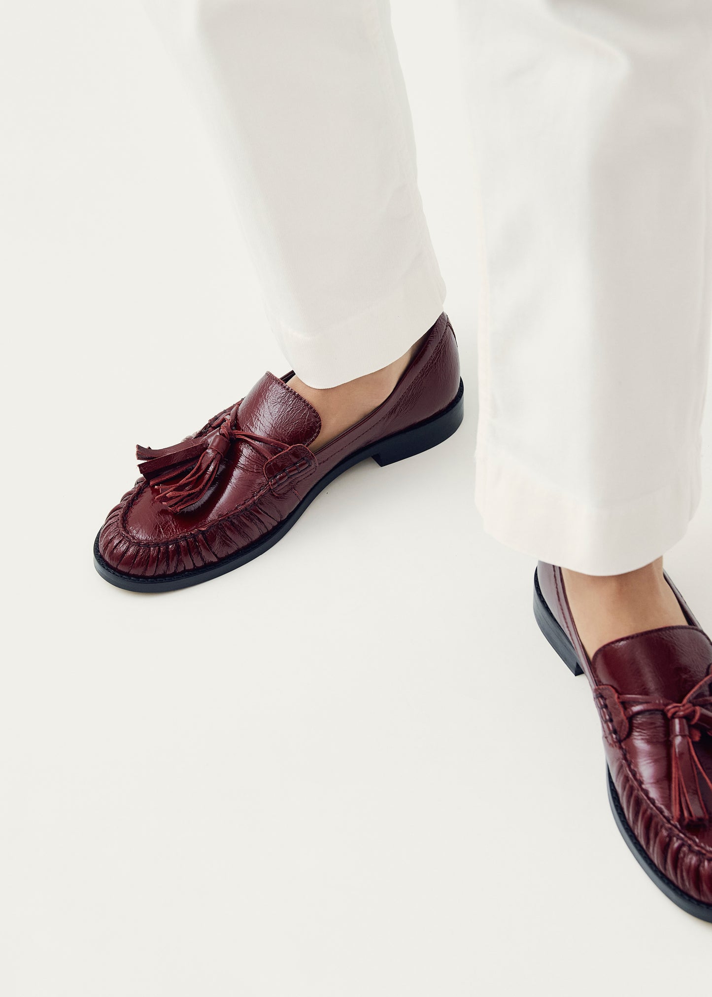 Marietta Onix Burgunder  Leder Loafer