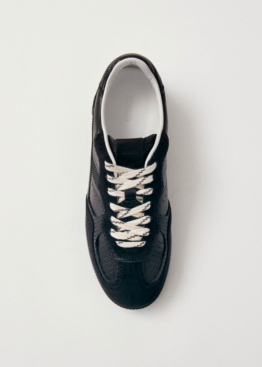 Tb.490 Rife Indo Black Leather Sneakers