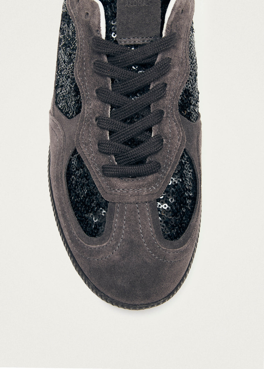 Tb.490 Glint Dark Grey Leather Sneakers