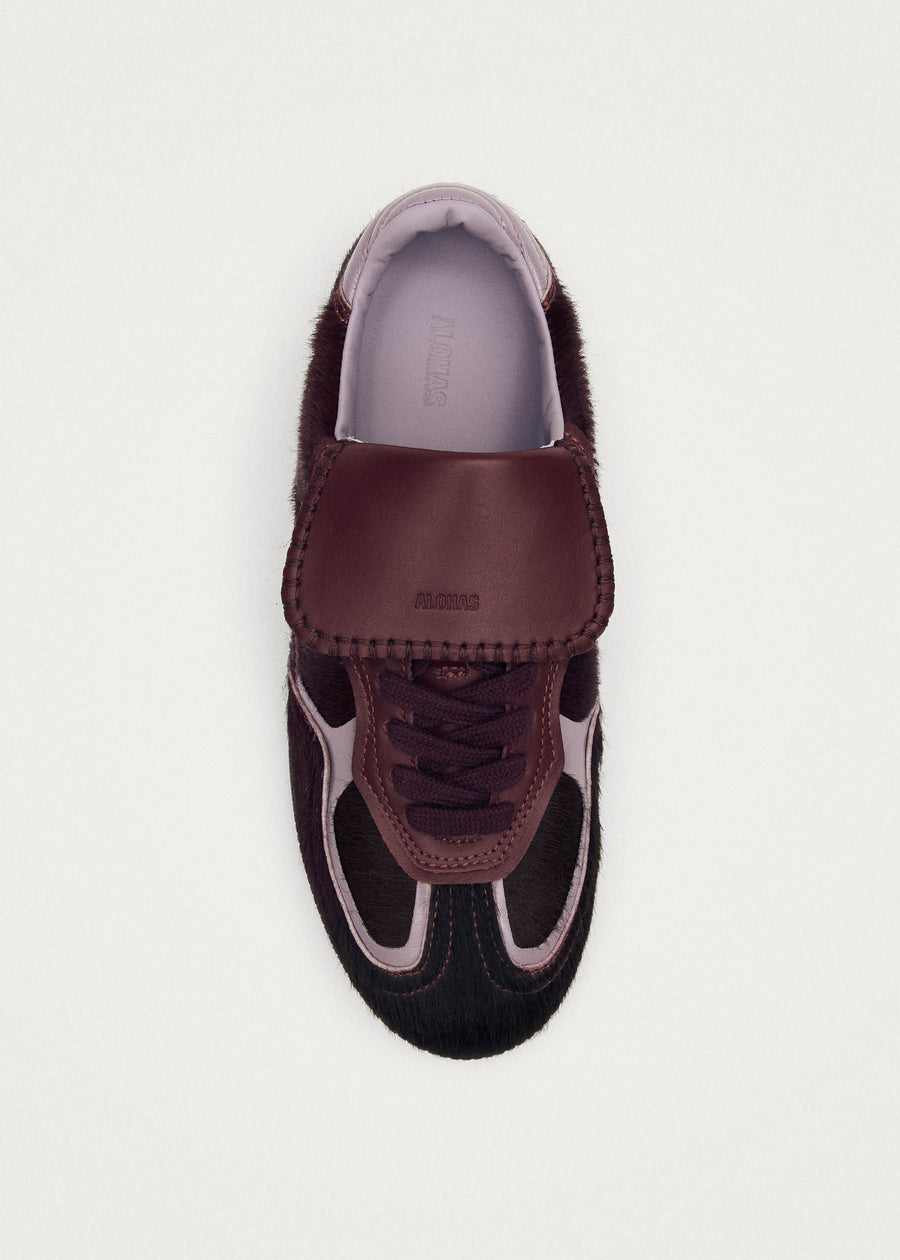 Tb.490 Club Soft Burgundy Leather Sneakers