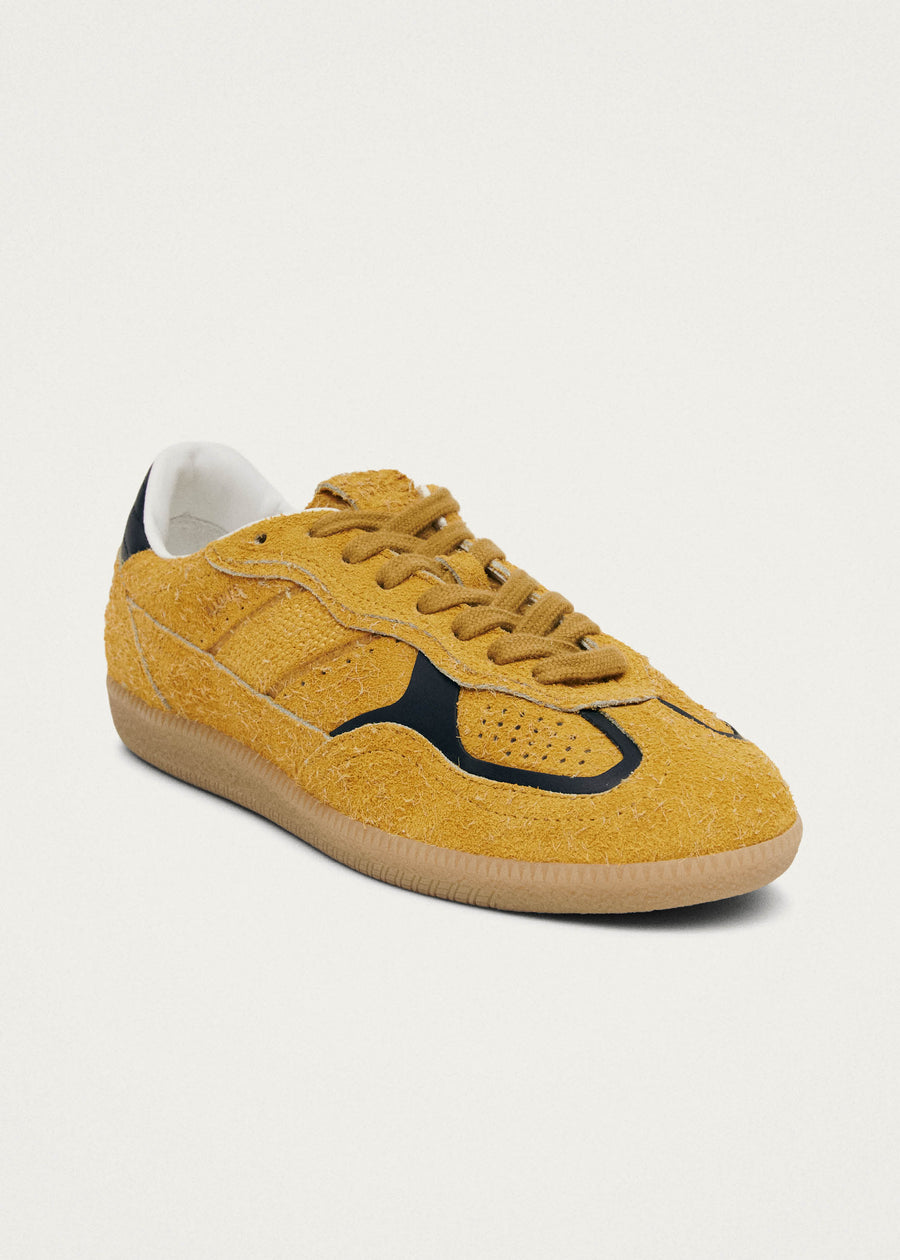 Tb.490 Rife Suede Fuzzy Yellow Leather Sneakers