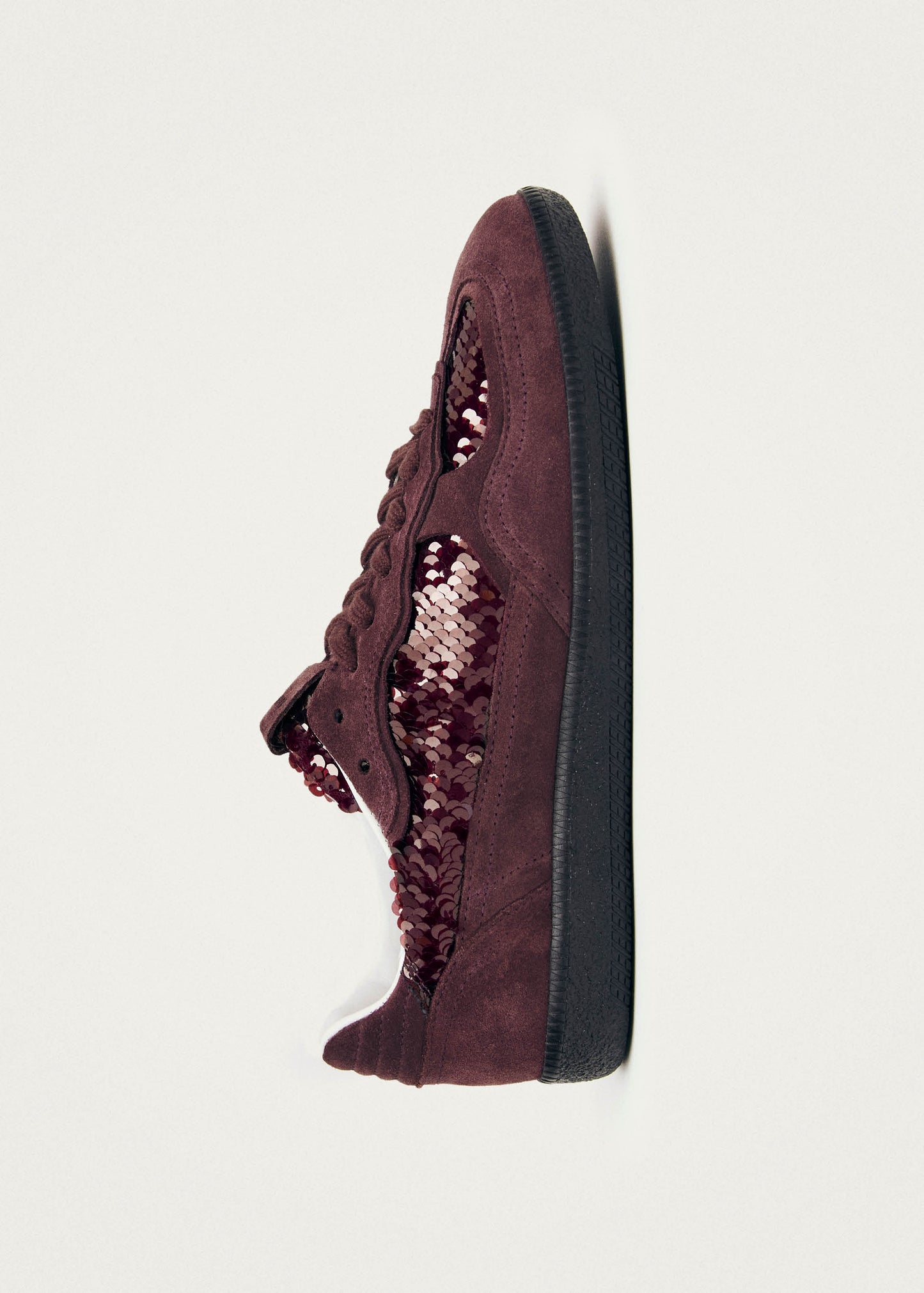 Tb.490 Glint Burgundy Leather Sneakers