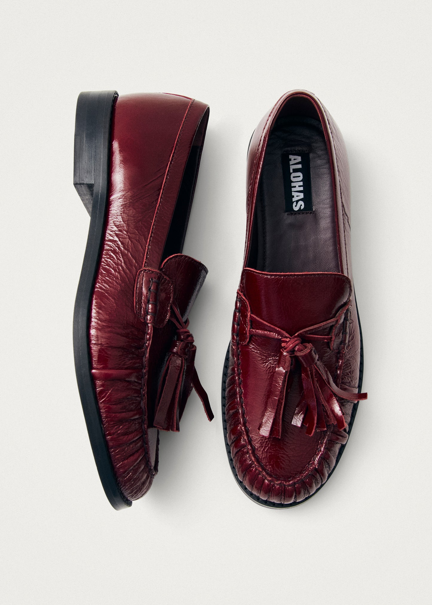 Marietta Onix Burgunder  Leder Loafer