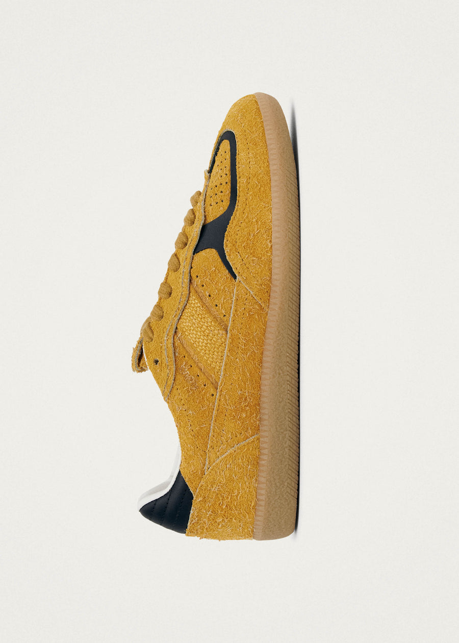 Tb.490 Rife Suede Fuzzy Yellow Leather Sneakers